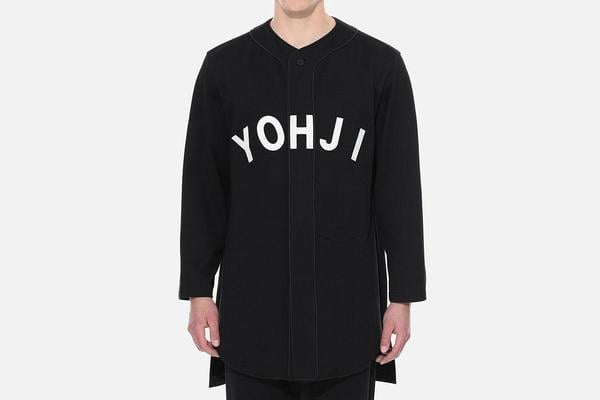 adidas Originals Y-3 Yohji Letter Baseball Shirt 